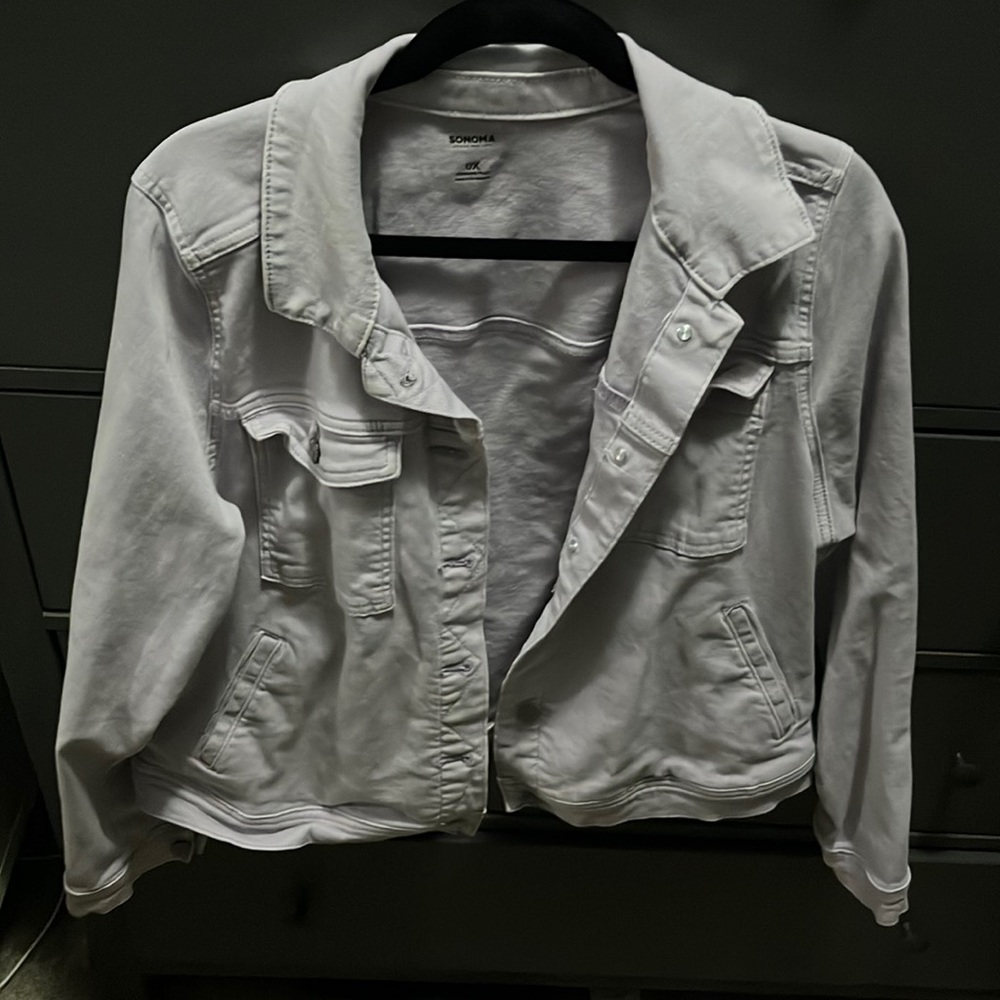 Sonoma 0X lavender jean jacket.